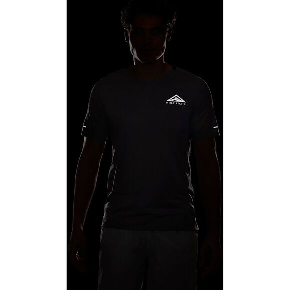 Nike Trail Solar Chase Dri-FIT Short-Sleeve Running Shirt DV9305-078 Mens Medium - Picture 3 of 8